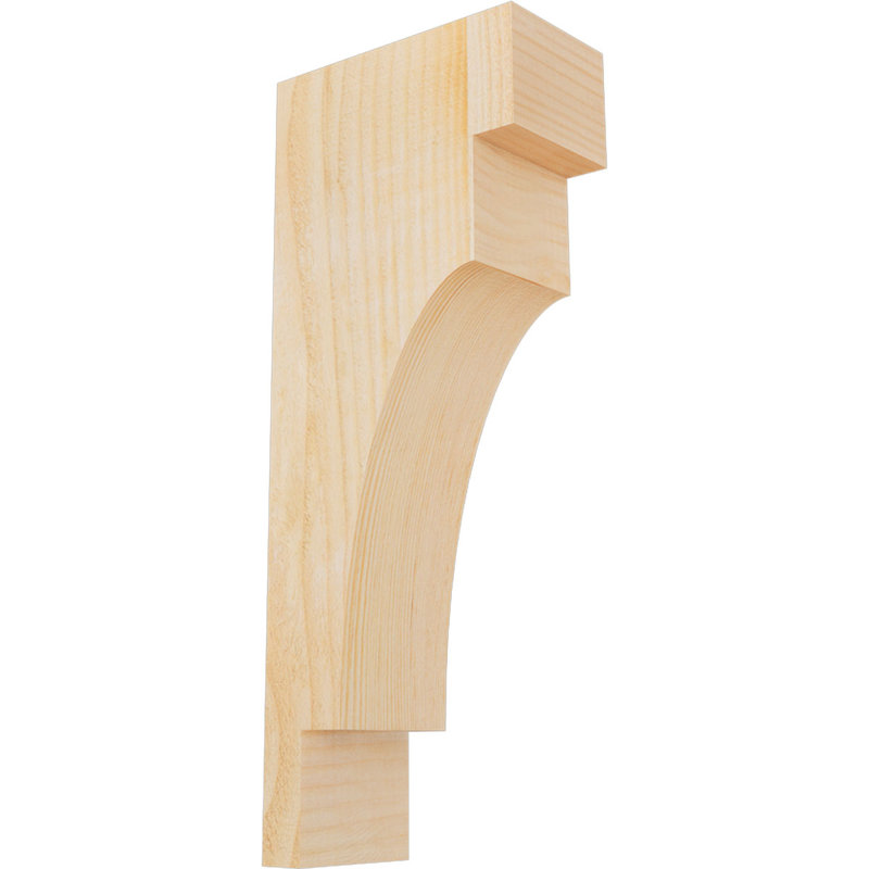 Corbeau méditerranéen, H 20 po x l 4 po x P 8 po, Sapin de Douglas, Sciage brut