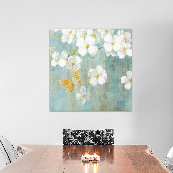 «Spring Dream IV» par Danhui Nai, impression sur toile tendue sur châssis, H 18 po x l 18 po x P 1,5 po, Toile tendue