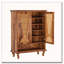 Armoire-bar avec rangement 25,92 "avec 2 portes et tablettes