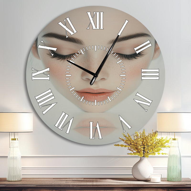 Horloge murale pastel, Surdimensionné