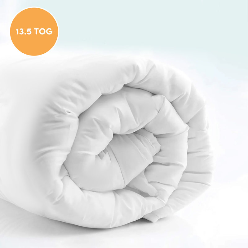 Hollowfiber 13.5 Quilted Duvet All Year Around Tog, Double
