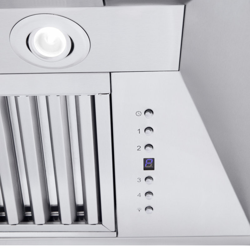 60" Professional 500 CFM Convertible Wall Mount Range Hood in Stainless Steel