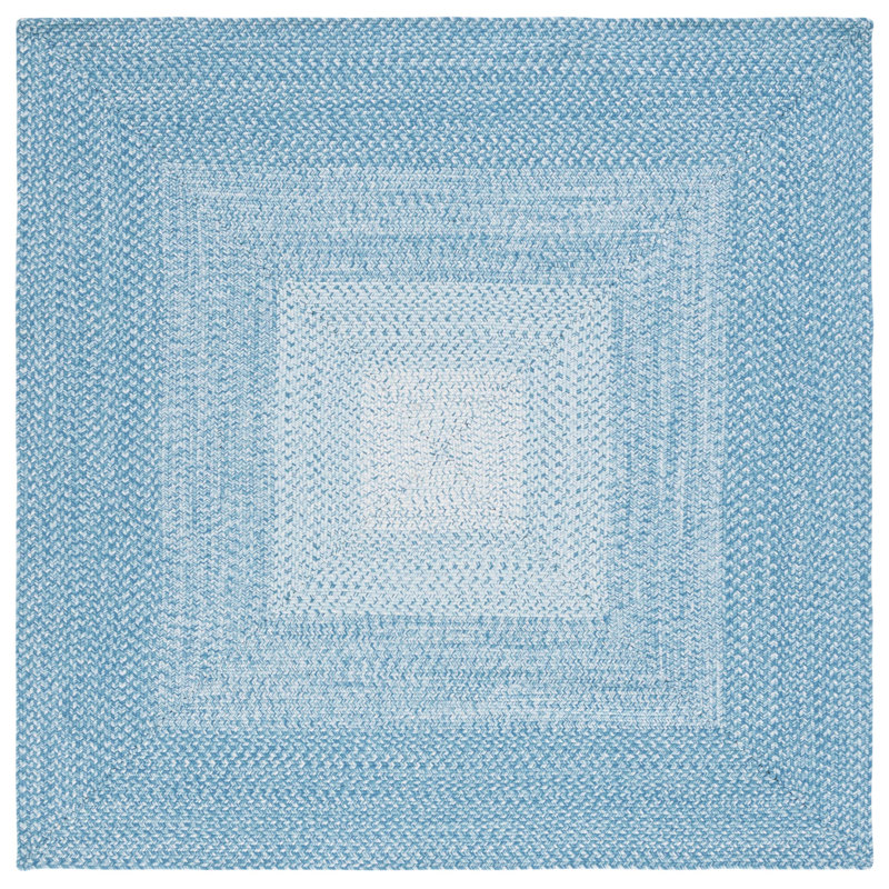 Karrie Hand Woven Performance Machine Washable Ombre Rug, Square 6'