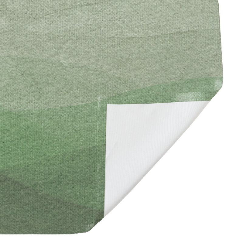Rideau de douche simple Perine, Vert