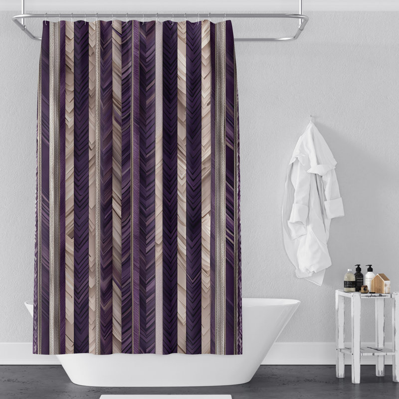 Rideau de douche Evantia, H 72 po x l 70 po