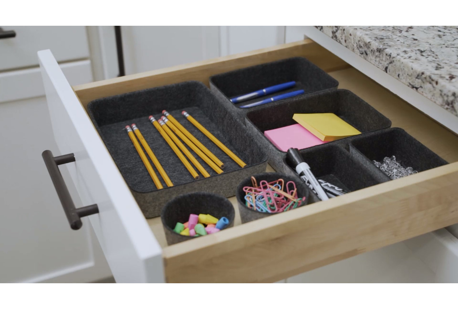 Organizer Set, Charcoal
