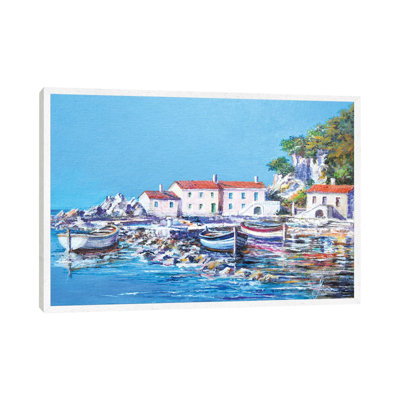 Blue Bay by Sinisa Saratlic - Gallery-Wrapped Canvas Giclée on Canvas