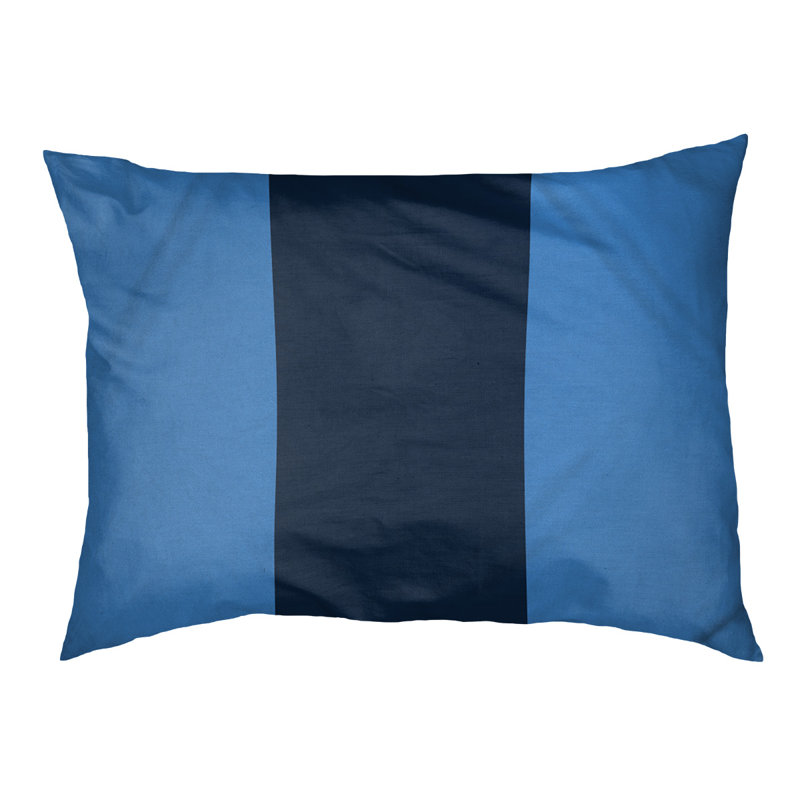 Coussin Golden State, Moyen (l 28 po x P 18 po x H 6 po), Bleu/bleu marine