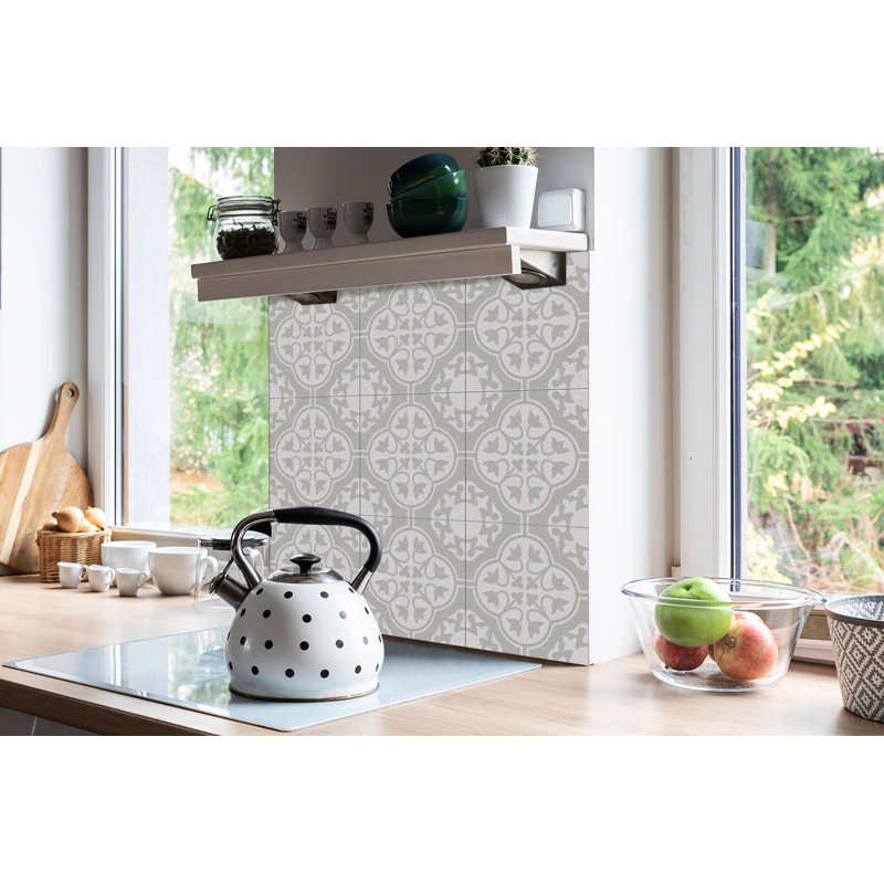 Kimary 30cm W x 30cm L Vinyl Peel and Stick Field Tile