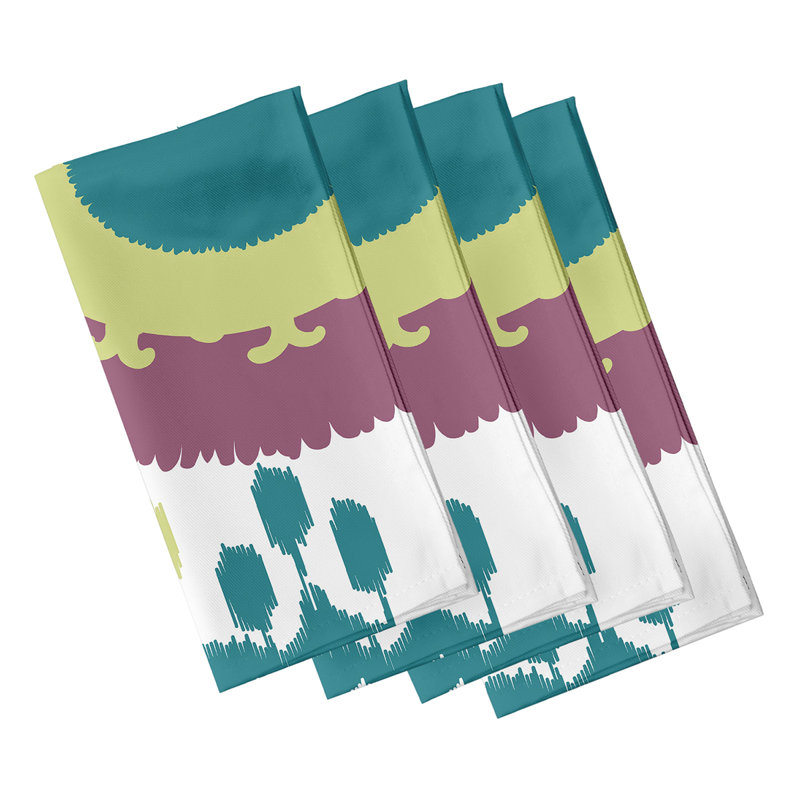 Ensemble de serviettes 4 pièces Groth Boho, Mauve