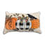 Pumpkin And Crow Lumbar Throw Pillow