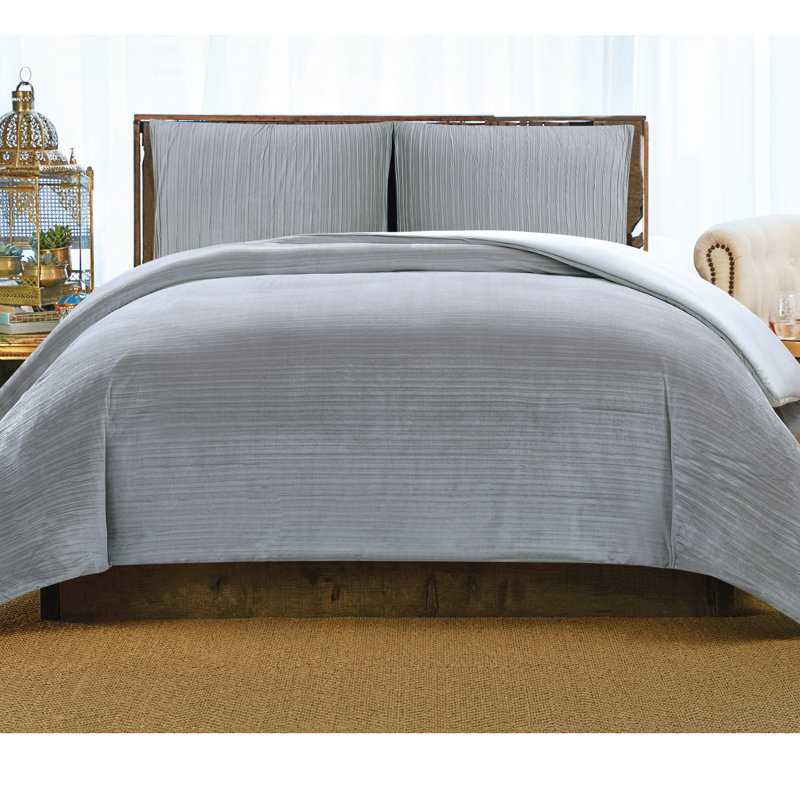 Champagne Full Velvet Down Alternative Comforter Set