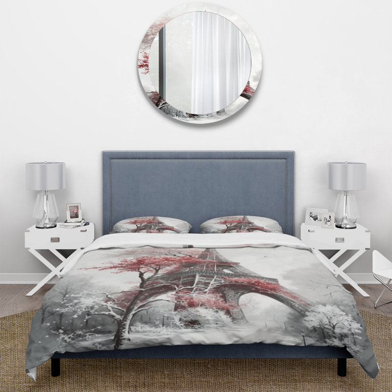 Ensemble de housse de couette en microfibre / polyester Fall Scenery In The City III