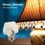Gradateur de lampe rotatif