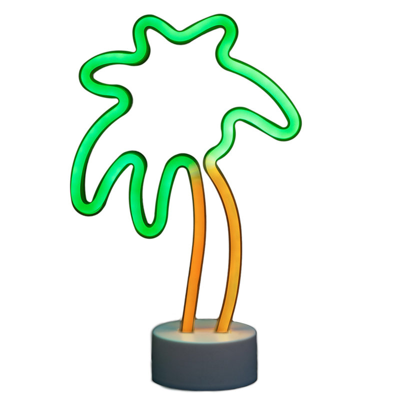Tropical Palm Tree 11.8" LED Neon Sign