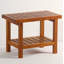 Banc de douche en teck Spa