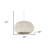 Whitewash Beaded Hanging Chandelier