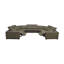 Canapé modulaire inclinable en cuir Basgu-41431518