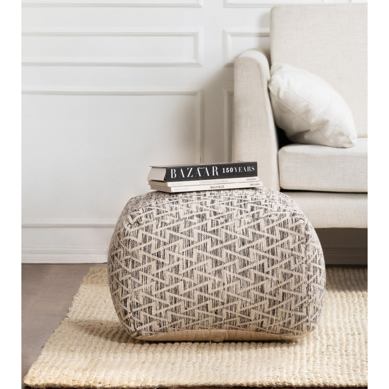 Jibria Upholstered Pouf