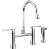 Bridge Kitchen Faucet With Side Spray