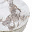 Table basse ronde avec 2 grands tiroirs de rangement (31,5 po)