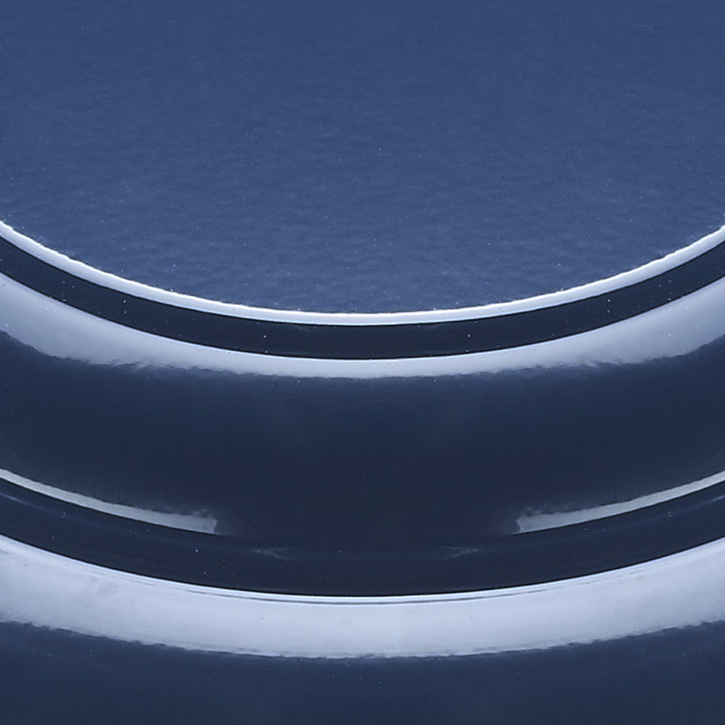 Weatherford Flush Mount, Matte Navy, Chrome