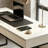 Modern Rectangular Wooden Desks with Iron Base