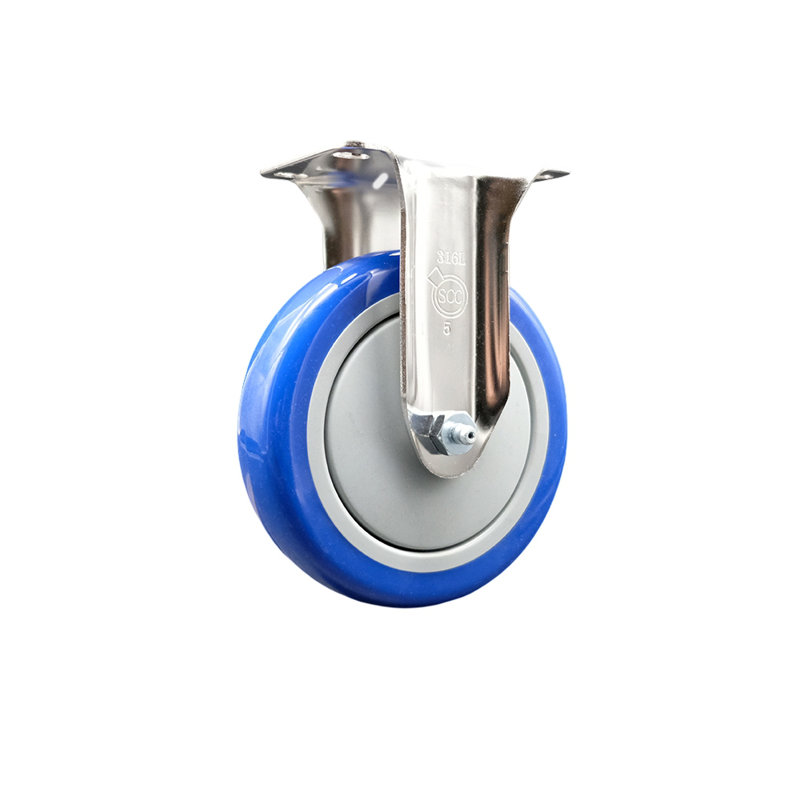 Polyurethane Caster, Blue