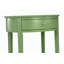 Table de chevet Mid-Century moderne avec 1 tiroir en bois, stable et robuste - finition vert trèfle-268038689