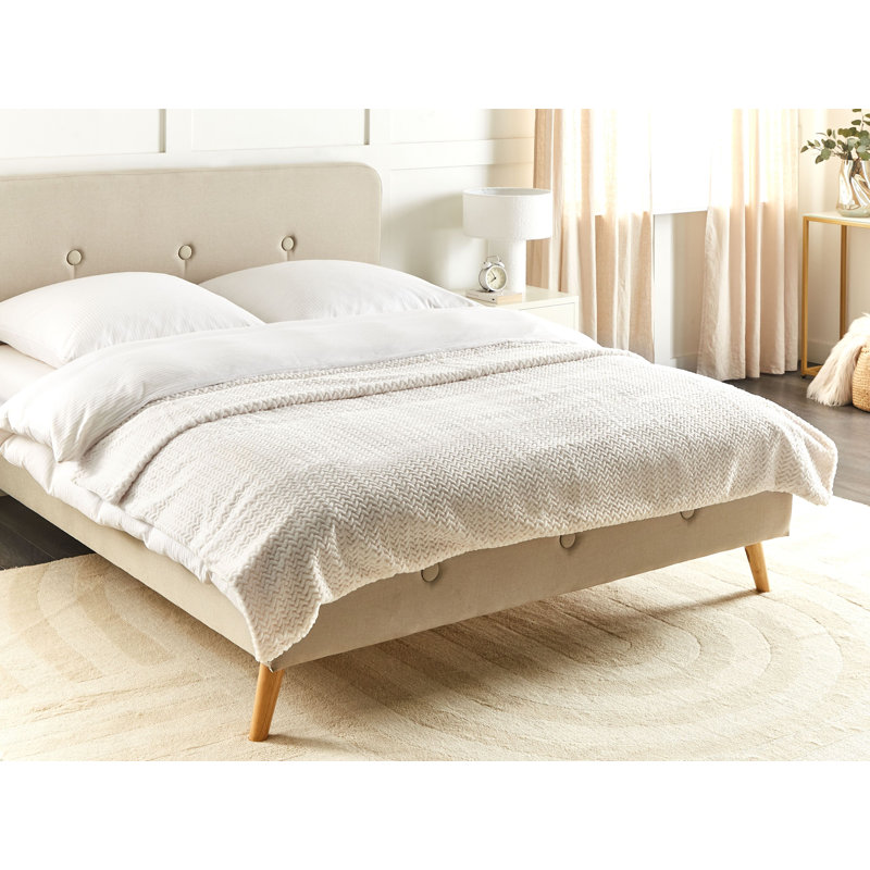 SURMI Polyester Solid Colour Bedspread, 150 x 200cm Bedspread, White