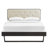 Bridgette Wood Platform Bed with Angular Frame-318441809-318441814