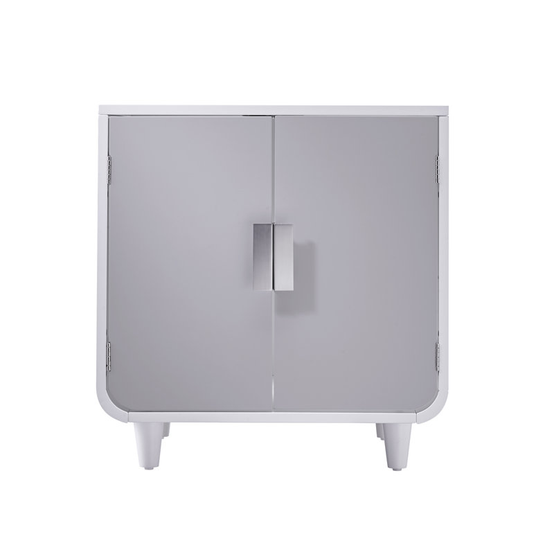 Bac à litière pour chat Eckroad Furniture, Blanc alpin