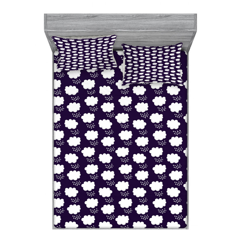 Microfiber Sheet Set, Full Sheet Set with Fitted Sheet