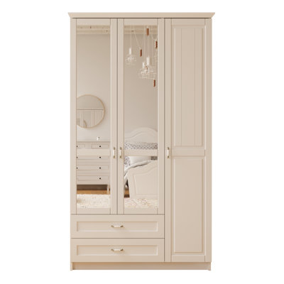 Antolin 3 Door Manufactured Wood Wardrobe