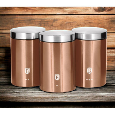 Metal Jar - Set of 3
