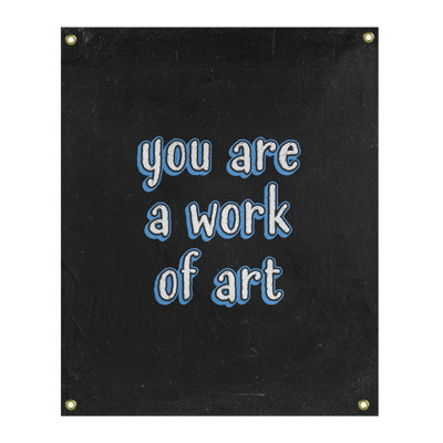 Tapisserie en polyester tableau noir quot