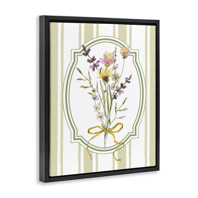 Cadre flottant Wildflowers, Cadre flottant noir de jais, H 21 po x l 17 po