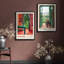 Art mural encadré rétro antique classique pour chambre à coucher-133639991-133639990