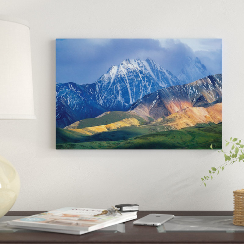 «Alaska Range and Foothills, Denali National Park, Alaska», impression sur toile, H 8 po x l 12 po x P 0,75 po