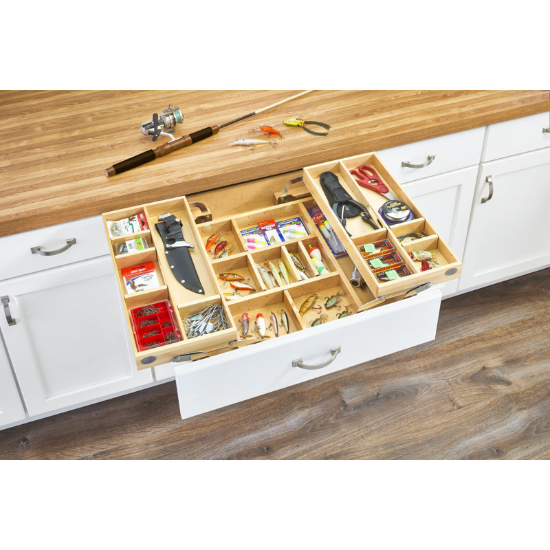 Système de tiroir d'armoire de remplacement en bois à fermeture en douceur MAX
