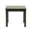 Élégant ensemble de tables basses 3 pièces et 1 table basse et 2 tables de bout gris foncé