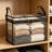 Clear PVC Storage Organizer Bin Foldable Transparent Clothes Storage Box With Zipper  Reinforced Handles Waterproof Organizer For Clothing