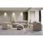 Fauteuil d'appoint pivotant beige