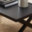 Solid Wood Cross Legs Coffee Table