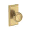 Bremerton Passage Knob with Chamfered 5in Rose in Lifetime (PVD) Polished Nickel-692314680