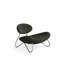 Meadow Lounge Chair, Black Painted Steel Frame-501329462-501329463