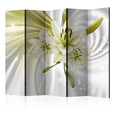 172cm H Solid Wood Folding Room Divider
