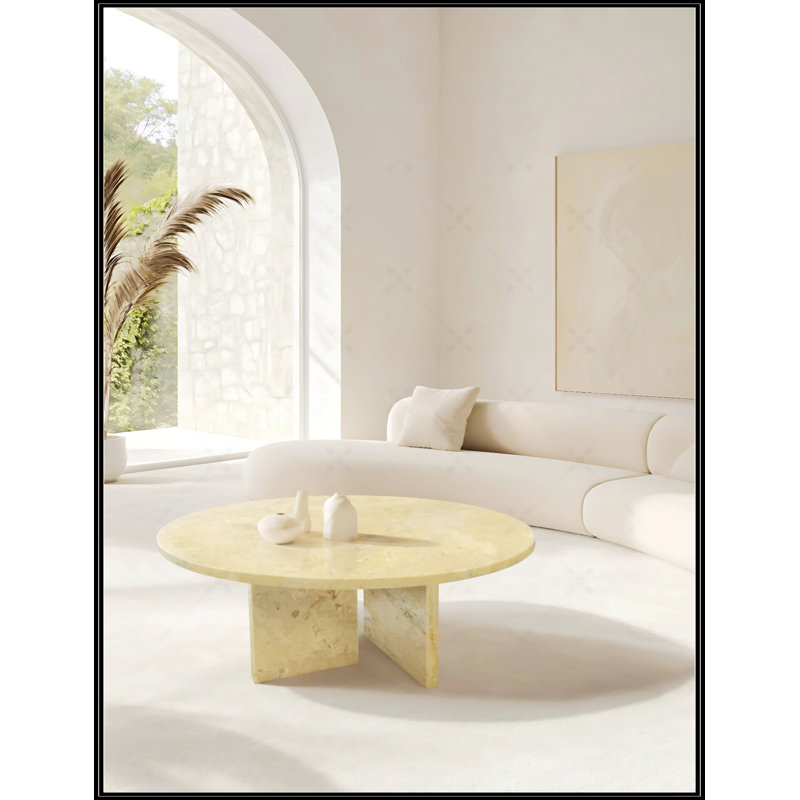 Table basse Glod, Beige