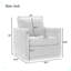 Fauteuil d'appoint pivotant de style Mid-Century moderne pour le salon, la chambre à coucher-225300829