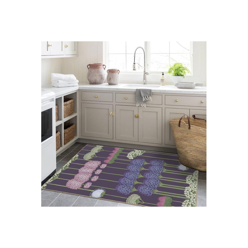 Tapis décoratif multicolore, Tapis de couloir 3 pi 3 po x 6 pi 7 po inclus